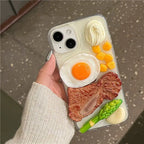 Steak Omelette iEpoxy Phone Case - Viexta