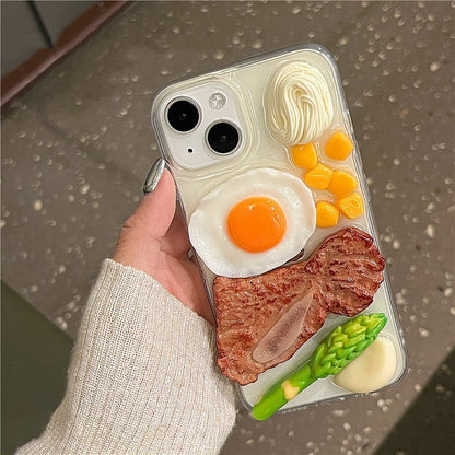 Steak Omelette iEpoxy Phone Case