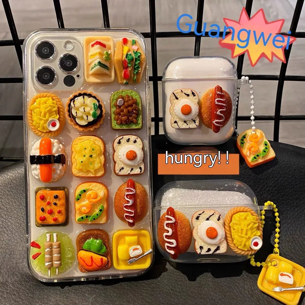 Sushi Transparent Epoxy iPhone Case - Viexta