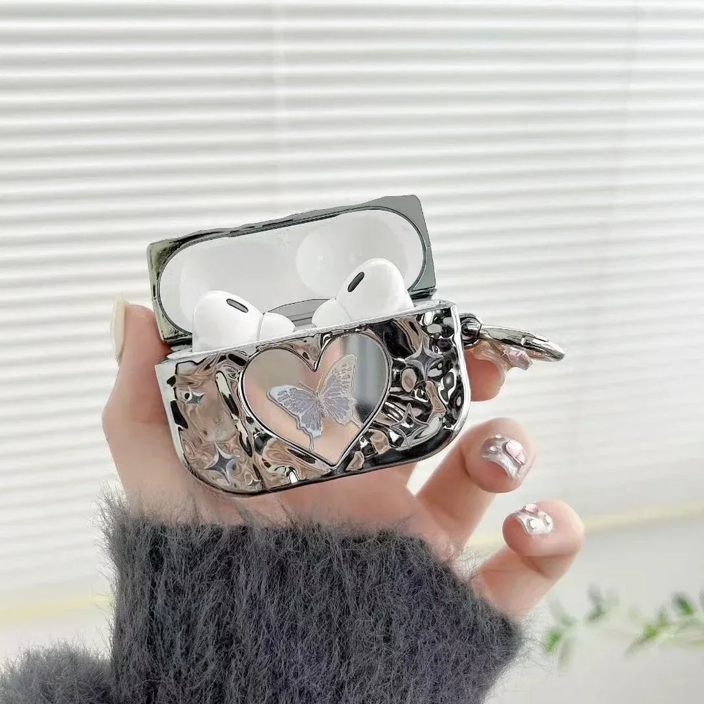 Headset Butterfly Electroplated Protective Airpods case - Viexta