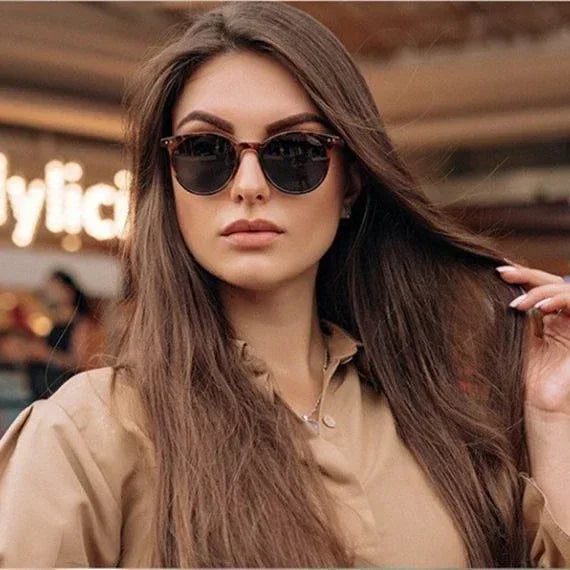 Trendy Beige Nail Sunglasses - Viexta