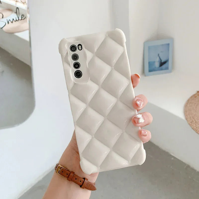 silicone-diamond-cell-huawei-phone-case - Viexta