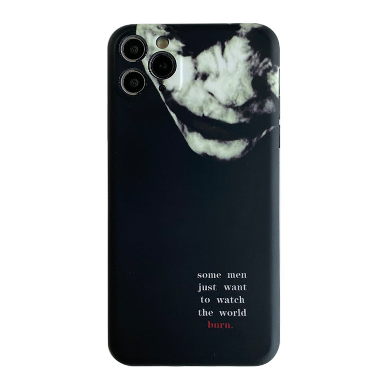 Clown frosted iPhone case