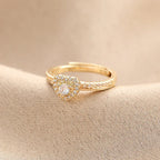 Double Layer Zircon Ring - Viexta