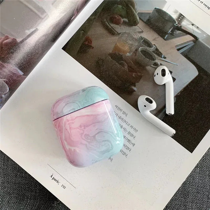 Marble Case for Apple Airpods - Viexta