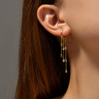 Sterling Silver Tassel Earrings