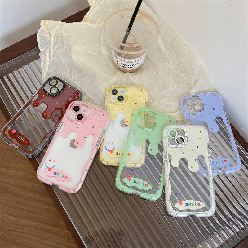 Colorful Melting Ice Cream iPhone Case