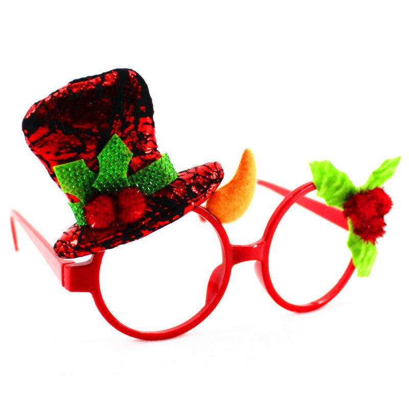 Christmas glasses frame