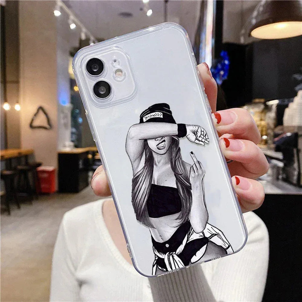fashion-girl-cute-braid-iphone-case - Viexta