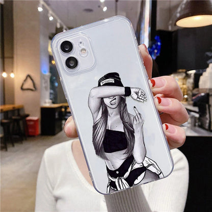 Fashion Girl Cute Braid iPhone Case