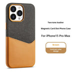 Cloth Pattern Leather Magnetic Suction iPhone case - Viexta