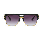 Retro Colorful Reflective Sunglasses