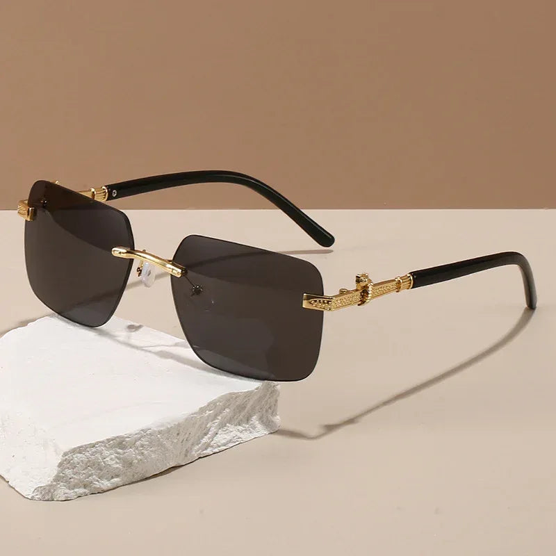 frameless-trimming-leopard-snake-sunglasses - Viexta