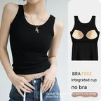 Cup Cover One-piece Tank Top - Viexta