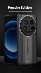 Leather Pattern Baked Porcelain Cover for Xiaomi 14Ultra - Viexta