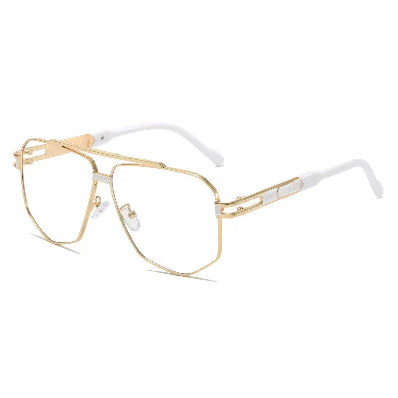 Luxury Fashion Metal Sun-Protective Sunglasses - Viexta