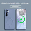 Magnetic Liquid Silicone Samsung Phone Case - Viexta