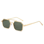 Top Bar Geometric Frame Fashion Glasses - Viexta