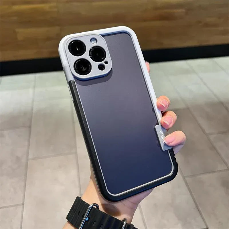 Contrast Color Cooling Soft iPhone Case - Viexta