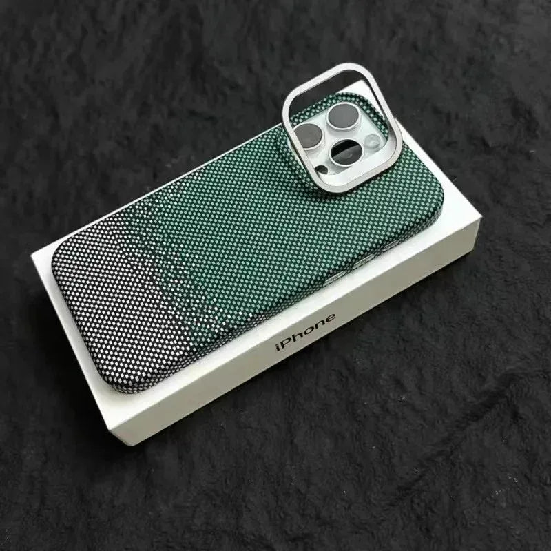 kevlar-magnetic-carbon-fiber-pattern-iphone-case - Viexta