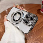 Magnetic Bracket Starry Sky With Lens Protector iPhone case - Viexta