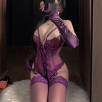 lingerie-purple-charm-lace-suit