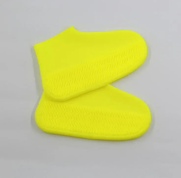 Men and women hiking slip wearable easy to carry silicone rain boots - Viexta