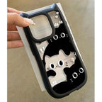 Cartoon Cat iPhone Case Stereo - Viexta