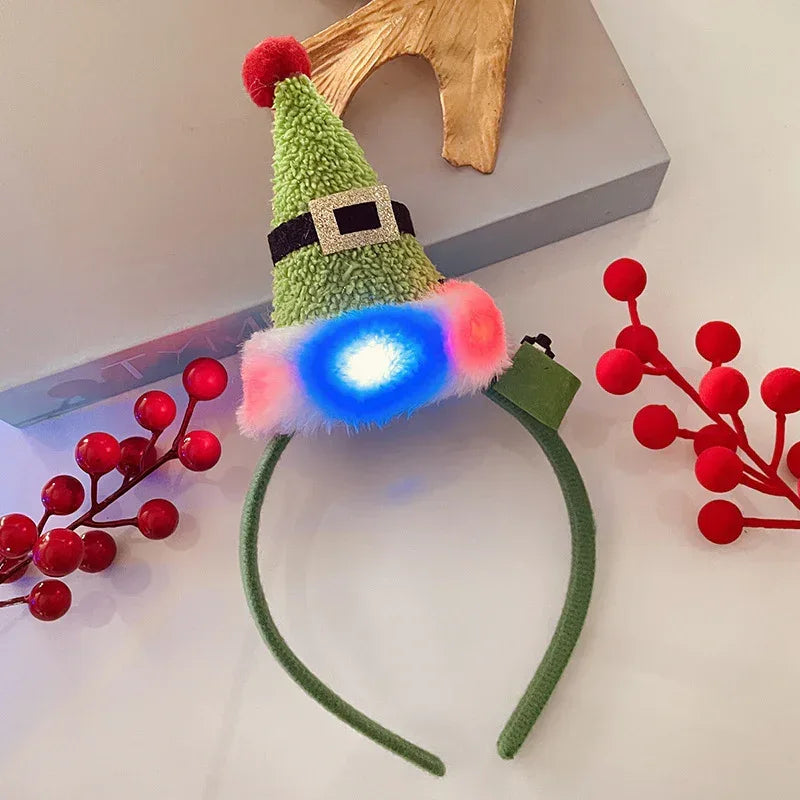 Christmas With Light Headband Snowflake - Viexta