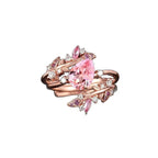 Women's Geometric Zircon Ring