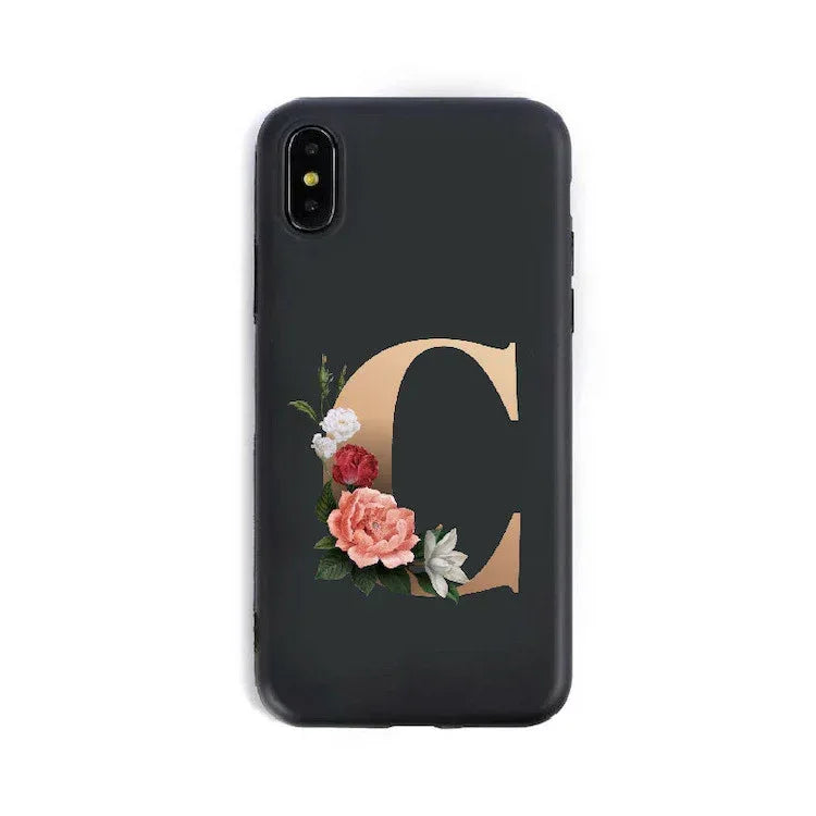 26 English Alphabet Silicone Phone Cases for IPHONE - Viexta