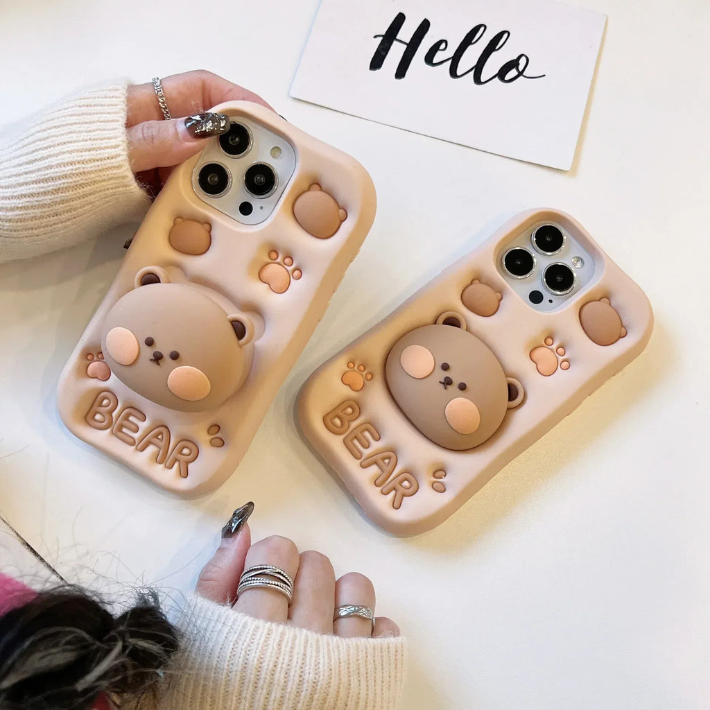 Silicone Bear iPhone Case - Viexta