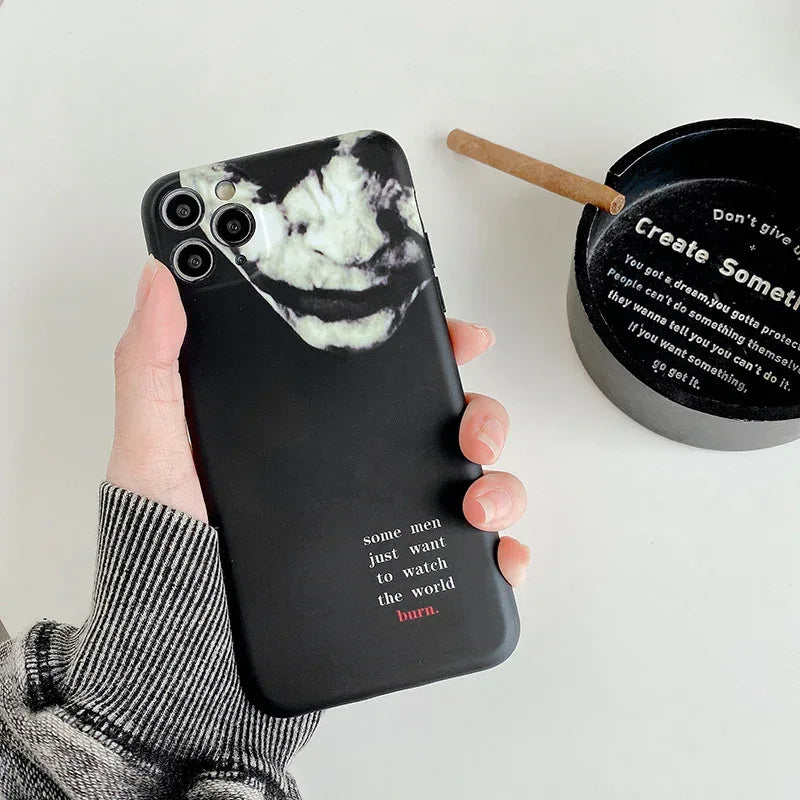 Clown frosted iPhone case - Viexta