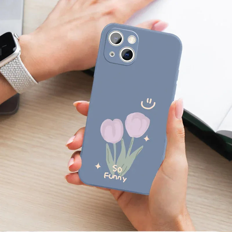 Tulip Silicone iPhone Case - Viexta