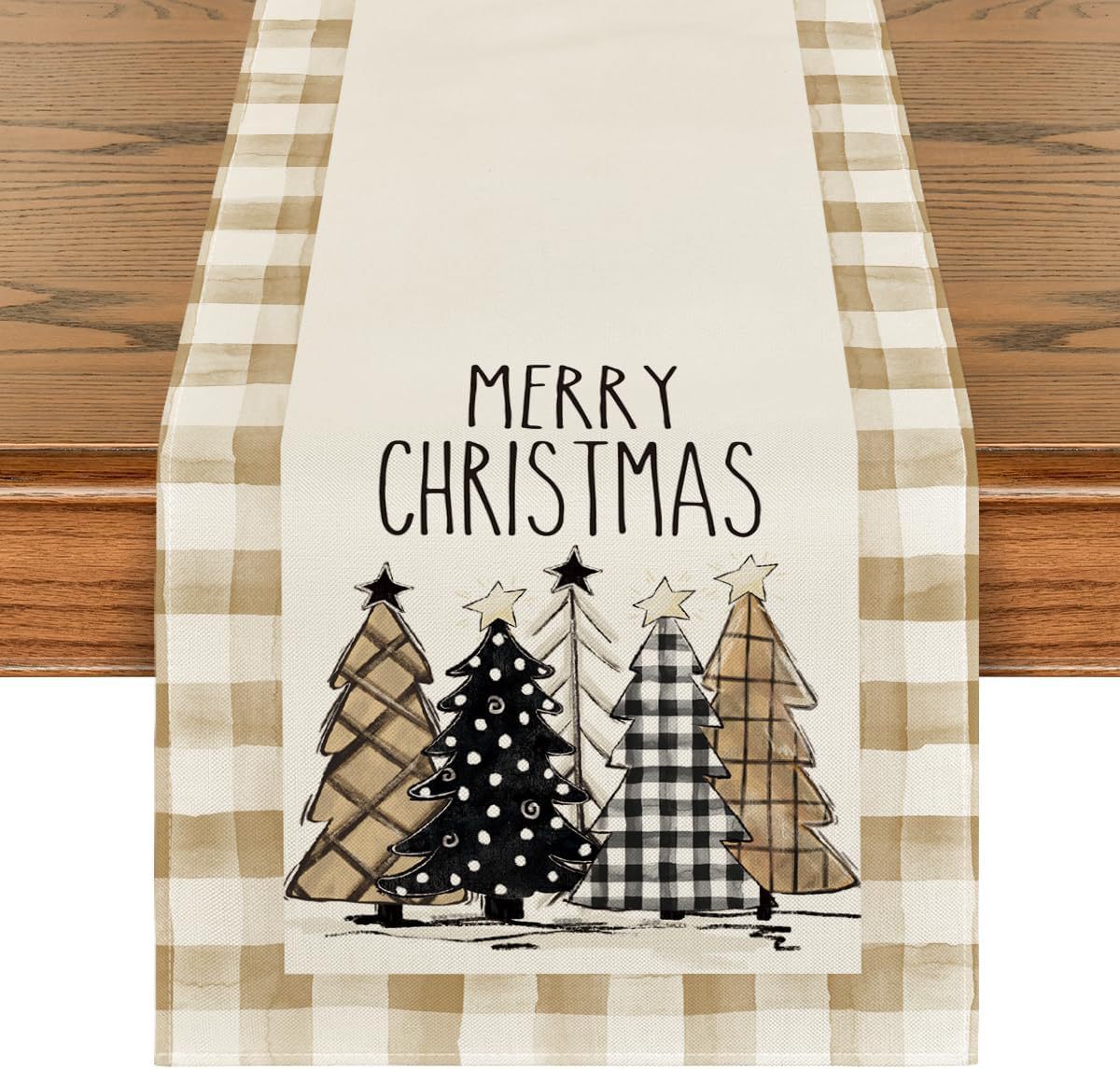christmas-trees-merry-xmas-table-runner