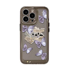 Purple Butterfly Silicone iPhone Case - Viexta