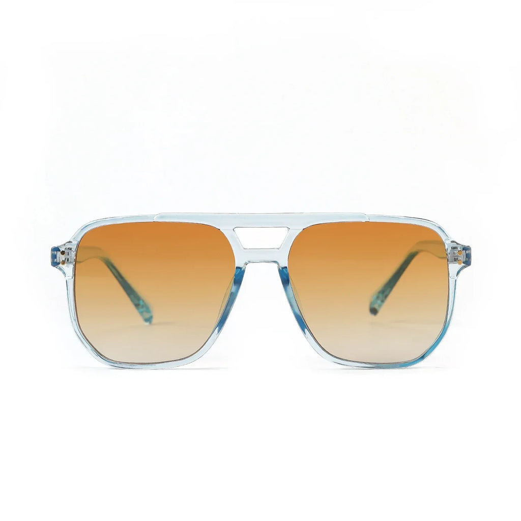 square-double-beam-fashion-black-sunglasses - Viexta