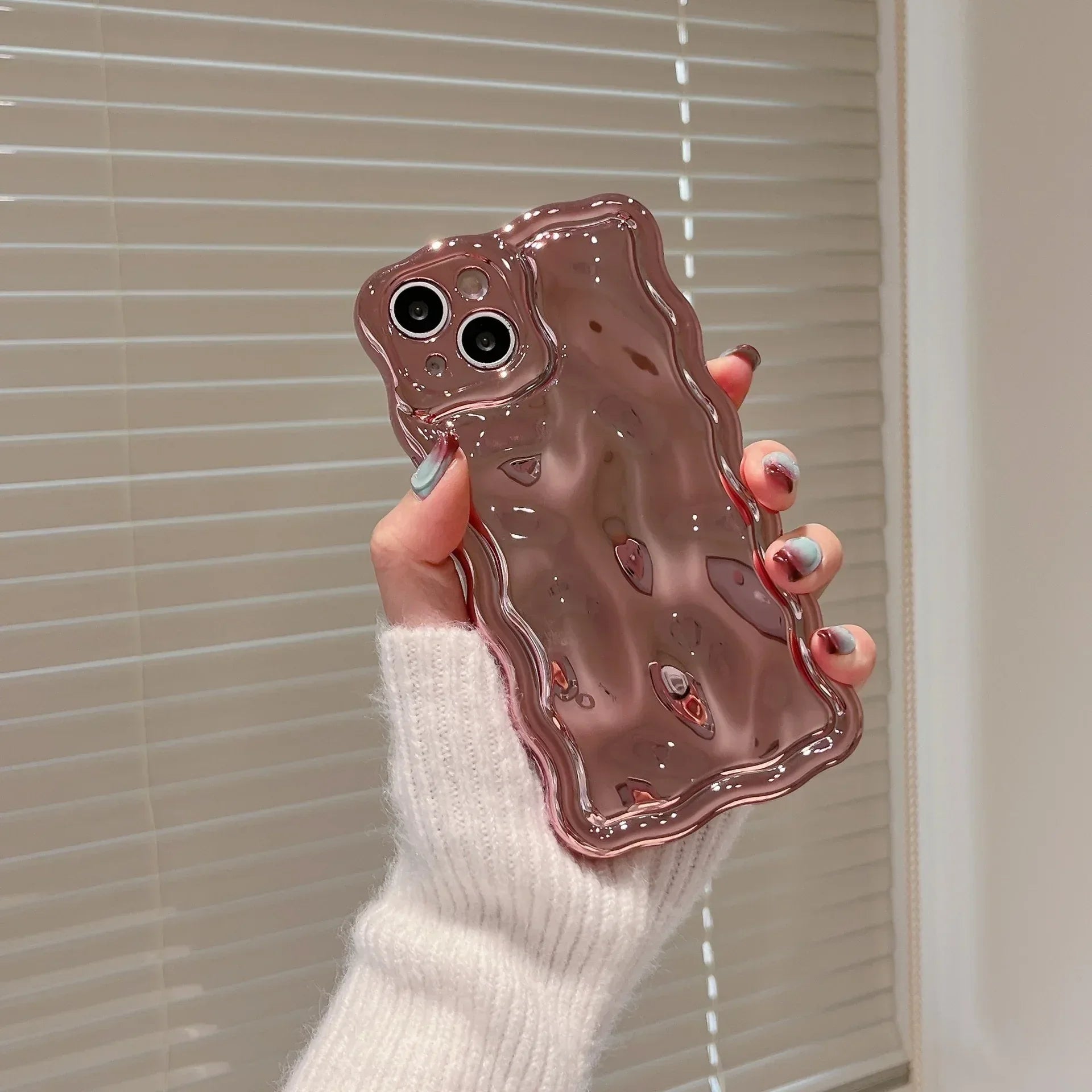Niche Wind Wave Shell iPhone case - Viexta
