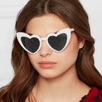 Large Frame Heart Statement Glasses - Viexta
