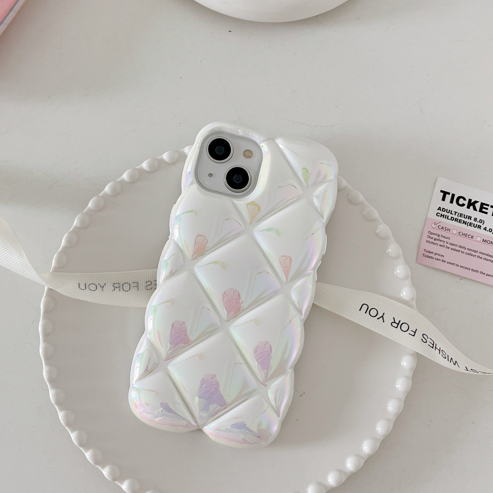 electroplated-colorful-diamond-plaid-iphone-case