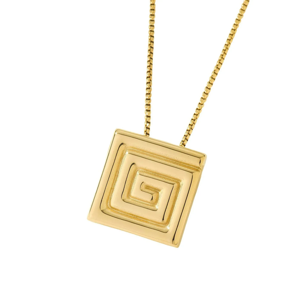 Ornament Stainless Steel Necklace - Viexta