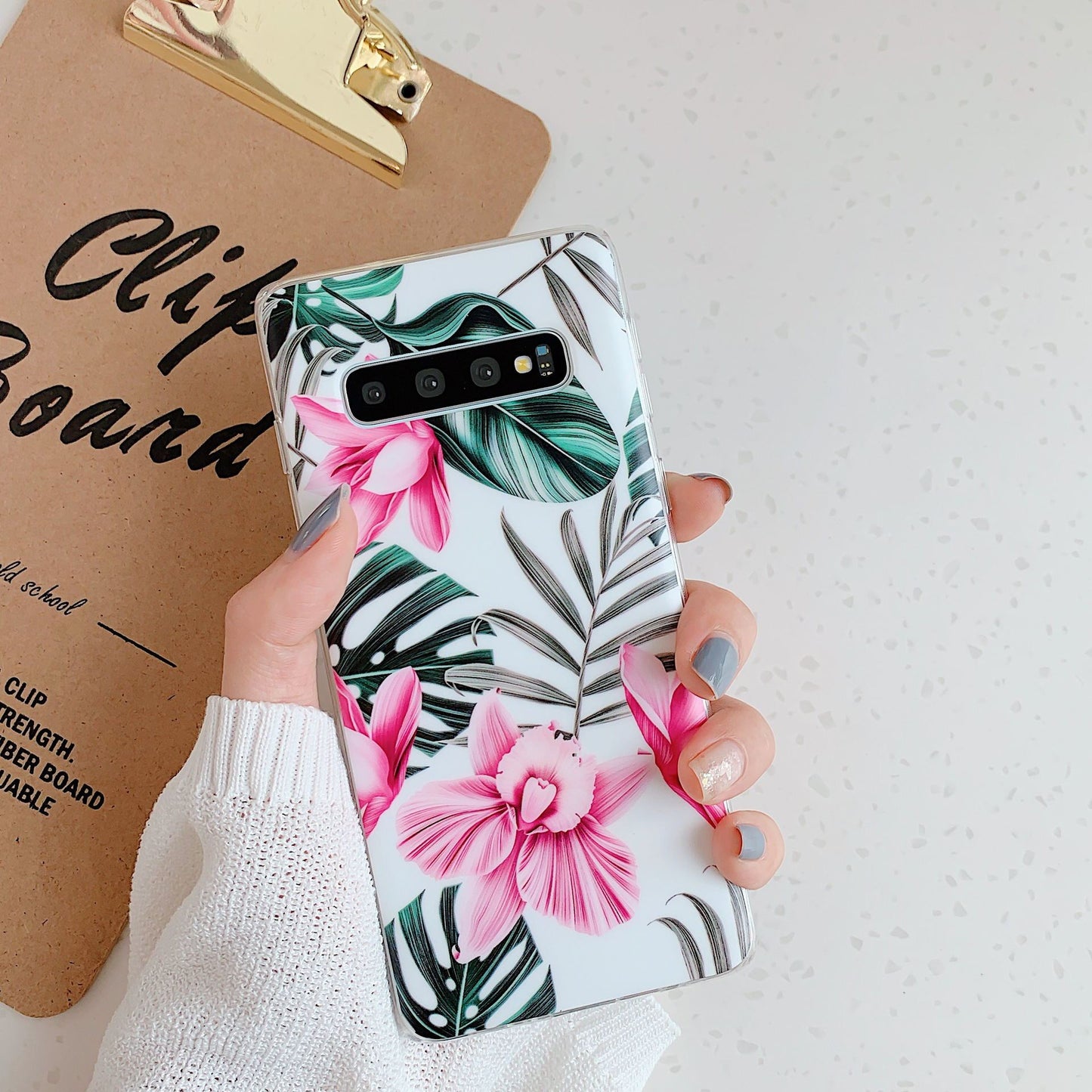 Flower Samsung phone case