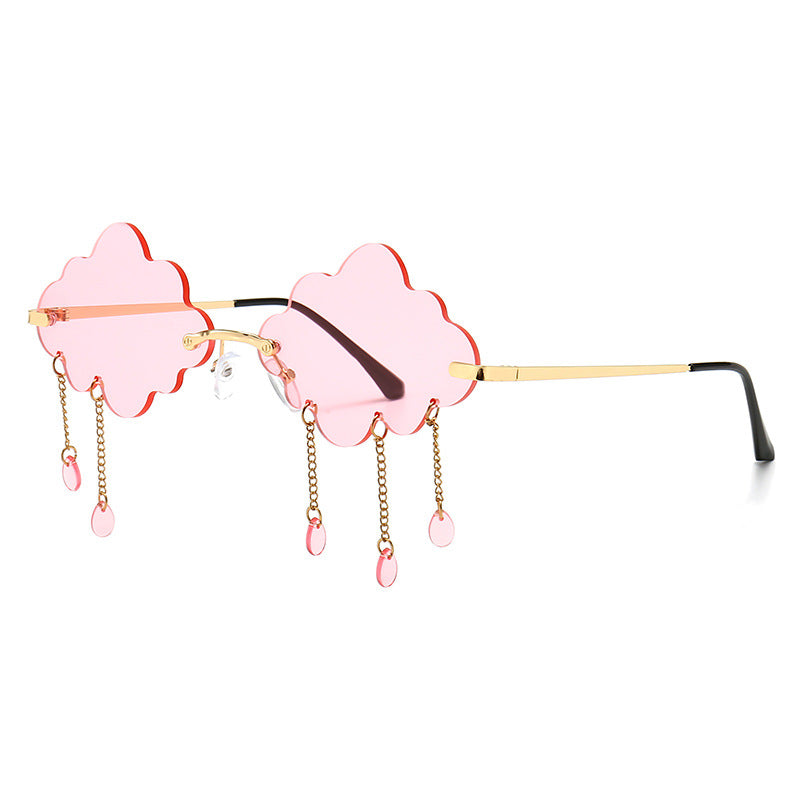 Rimless sunglasses women