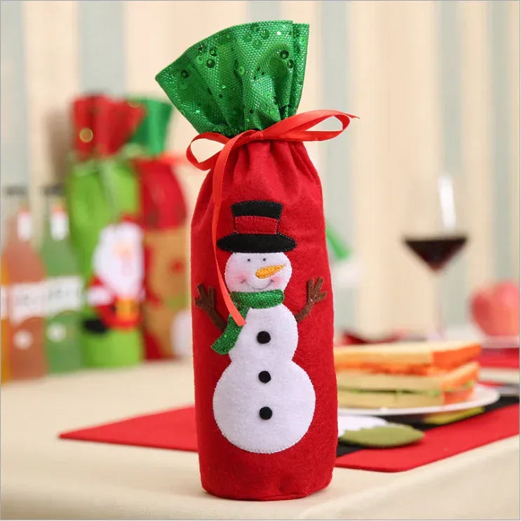 christmas-decorations-christmas-wine-bottle-socks - Viexta