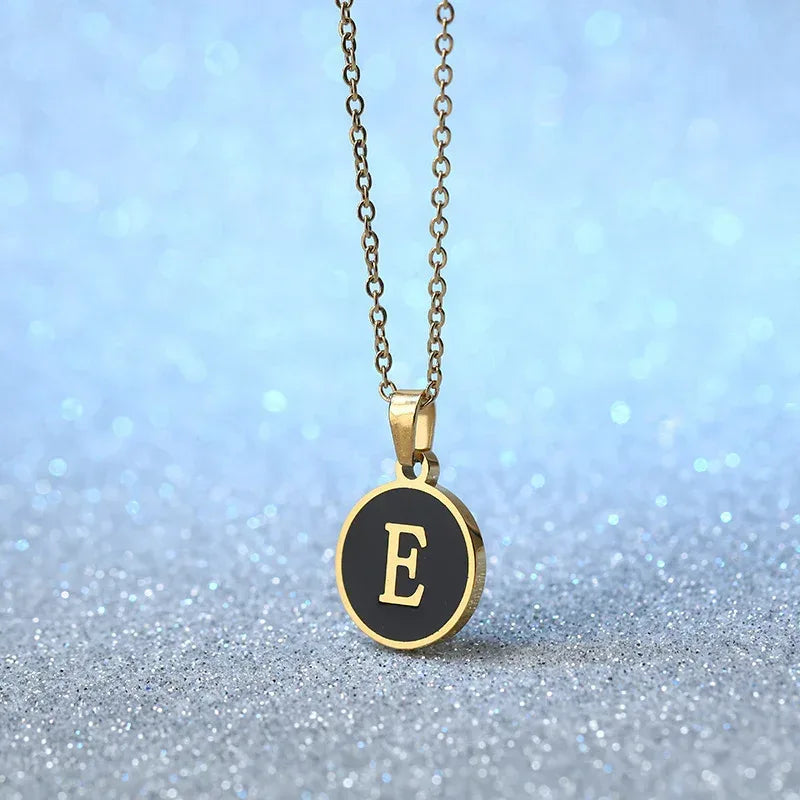 O-shaped Chain Letter Necklace - Viexta