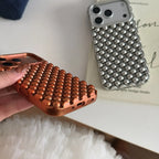 New Electroplated Hollow Bead iPhone Case - Viexta