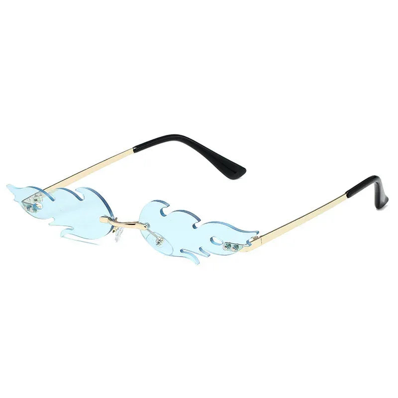 personalized-trend-flame-shaped-sunglasses - Viexta