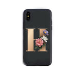 26 English Alphabet Silicone Phone Cases for IPHONE