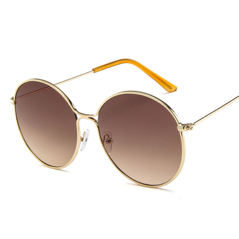 Round Large Frame Sunglasses