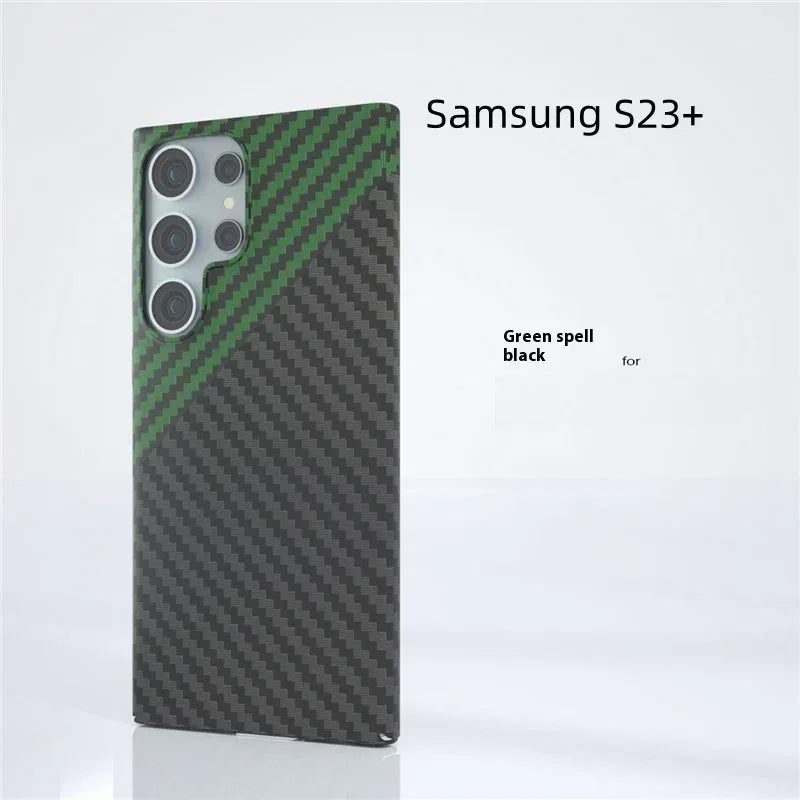 Carbon Fiber Hard Shell Samsung S Series Phone Case - Viexta